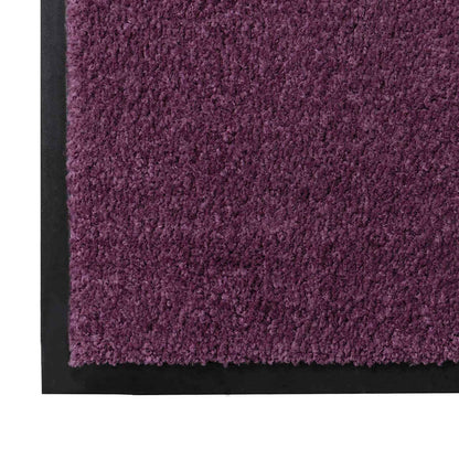 Fußmatte Bordeaux 60 x 40 x 1,2 cm Teddystoff