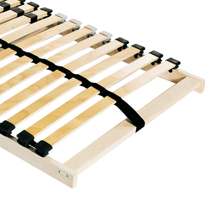 Bett-Lattenrost Braun 140 x 190 cm Massivholz Buche