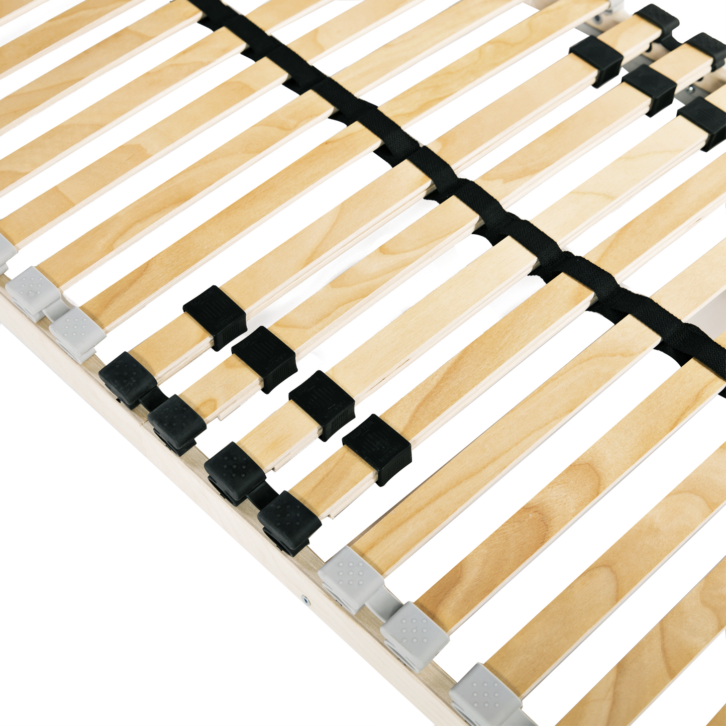 Bett-Lattenrost Braun 140 x 190 cm Massivholz Buche