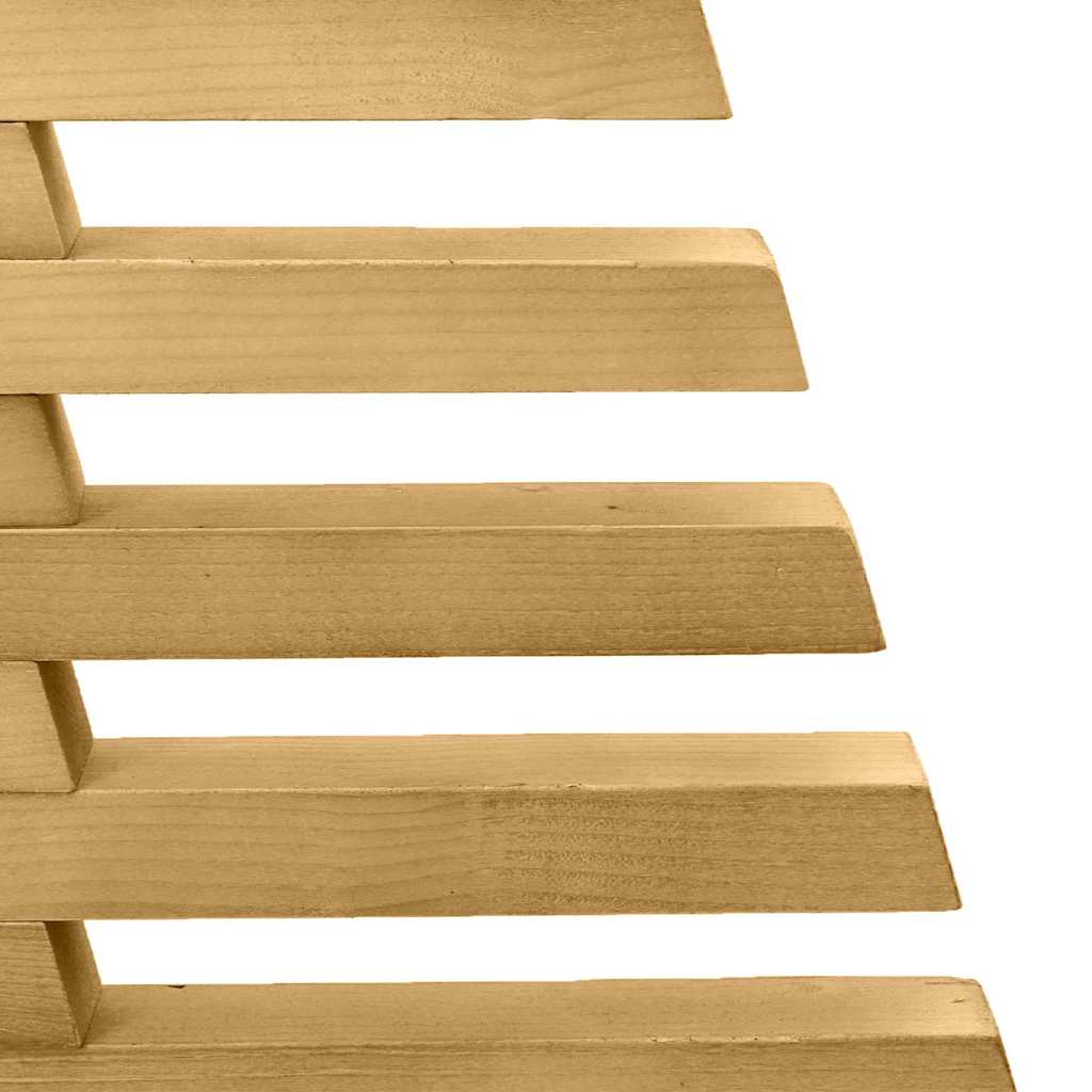 Holz Weihnachtsbaum mit Ständer Braun 90 cm Massivholz Kiefer