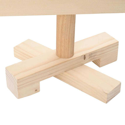 Weihnachtsbäume mit Ständer Natur 60 cm Massivholz Kiefer