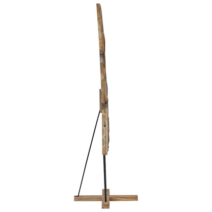 Weihnachtsbaum mit Ständer Braun 180 cm Massivholz Teak