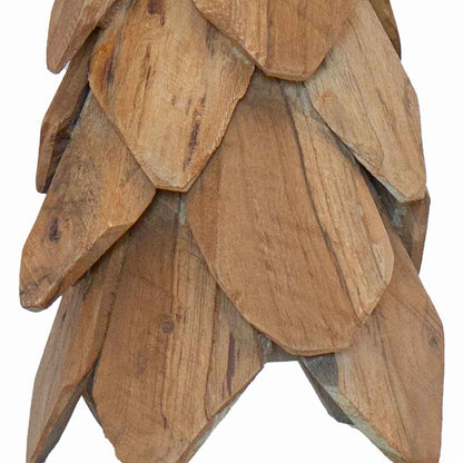 Weihnachtsbaum mit Ständer Braun 50 cm Massivholz Teak