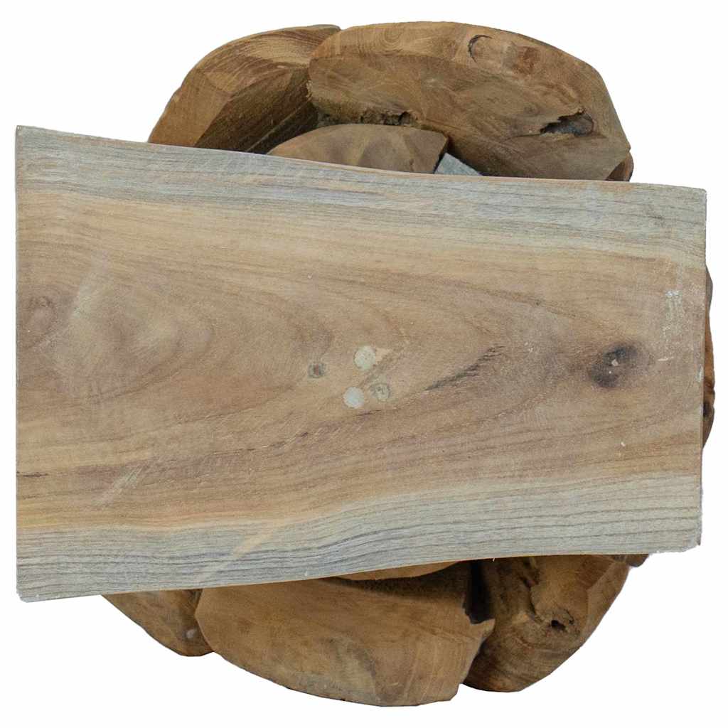 Weihnachtsbaum mit Ständer Braun 60 cm Massivholz Teak