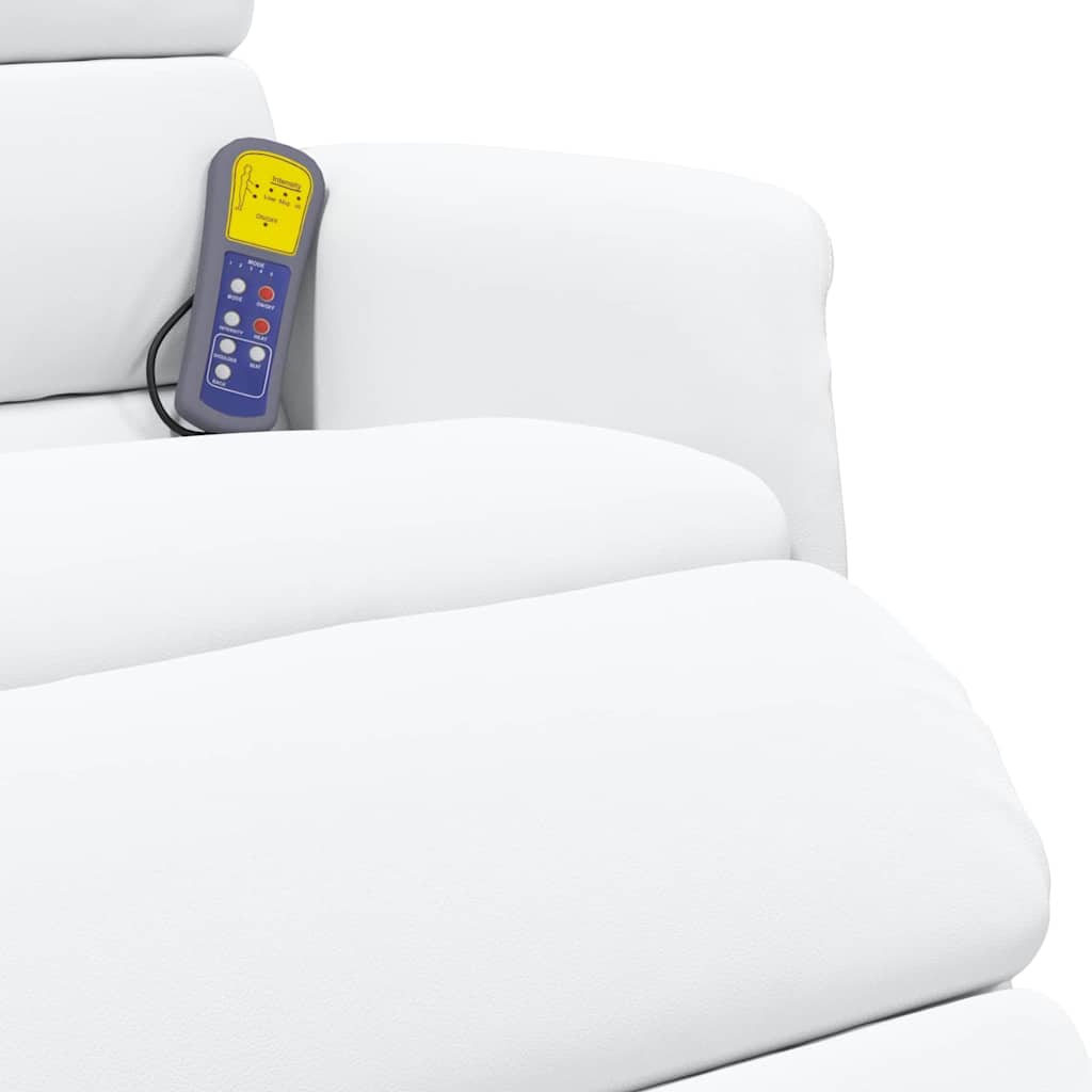 Liegestuhl Weiß 98 x 71 x 106 cm PU