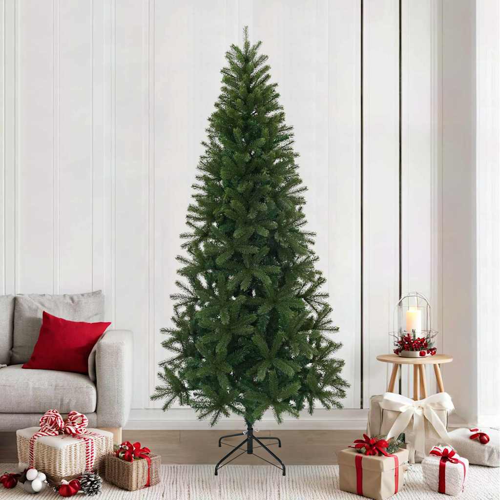 Künstlicher Weihnachtsbaum Grün 240 cm PVC, PE und Stahl