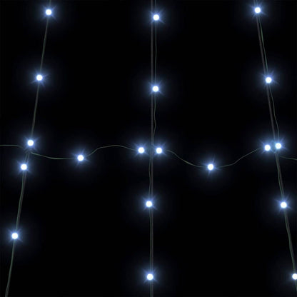 LED Weihnachtsbaum mit Erdspießen Kaltweiß 511 cm Metall