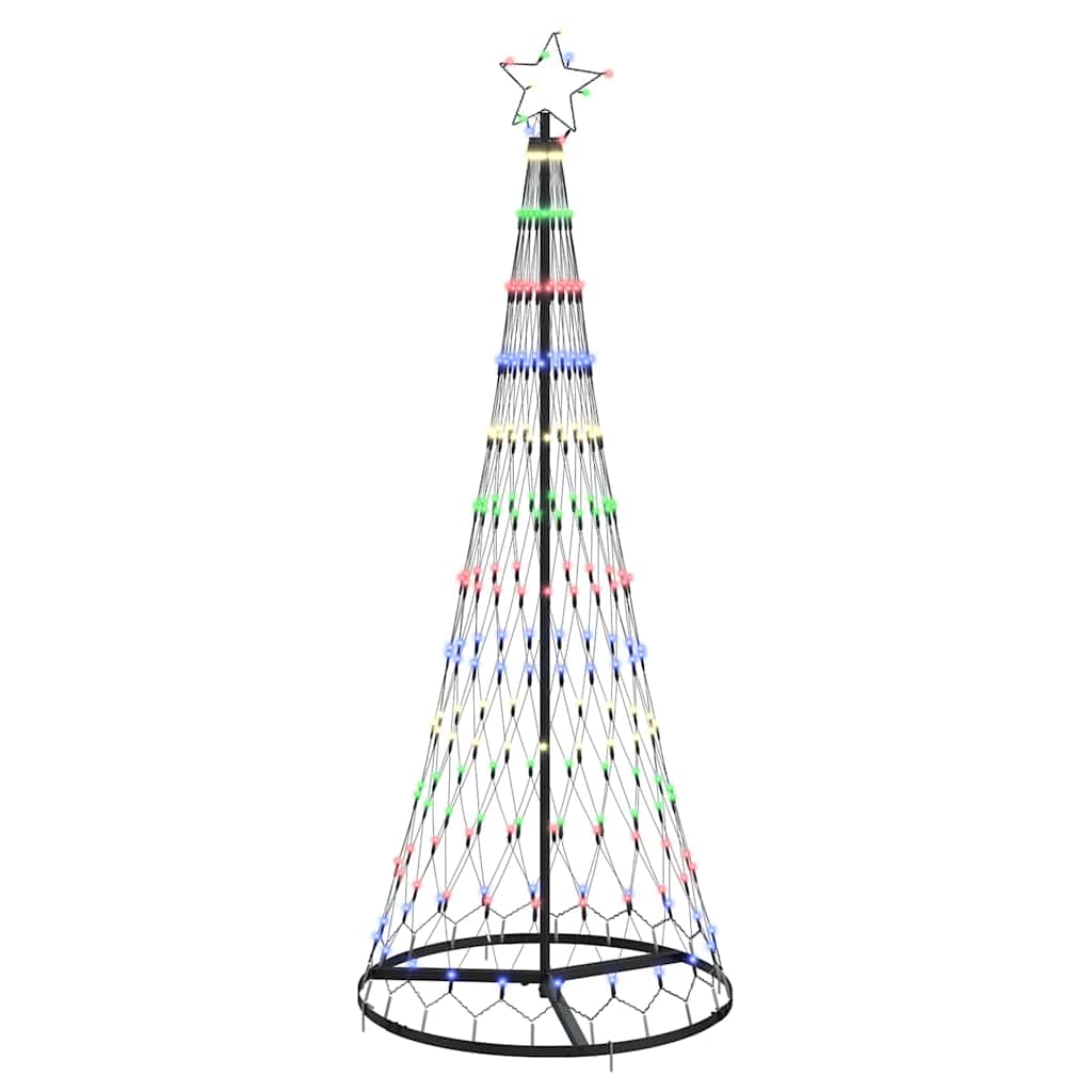 LED-Weihnachtsbaum Mehrfarbig 71 x 71 x 184,5 cm Metall