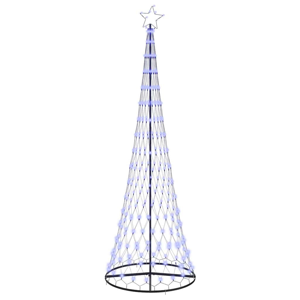 LED-Weihnachtsbaum Blau 100,5 x 100,5 x 302,5 cm Metall