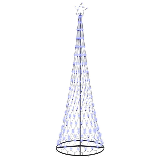 LED-Weihnachtsbaum Blau 100,5 x 100,5 x 302,5 cm Metall