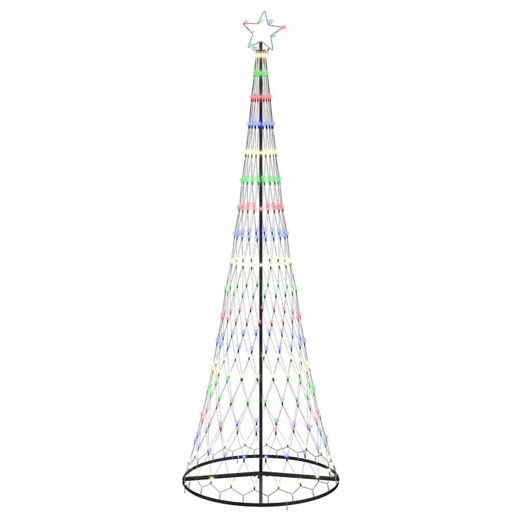 LED-Weihnachtsbaum Mehrfarbig 100,5 x 100,5 x 302,5 cm Metall