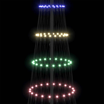 LED-Weihnachtsbaum Mehrfarbig 100,5 x 100,5 x 302,5 cm Metall