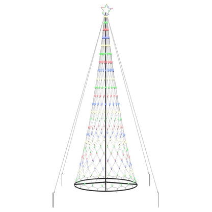 LED-Weihnachtsbaum Mehrfarbig 138,5 x 138,5 x 399 cm Metall