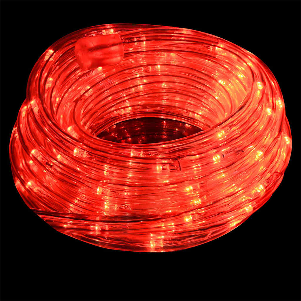 Lichtseil mit 2400 LEDs Rot 100 m PVC