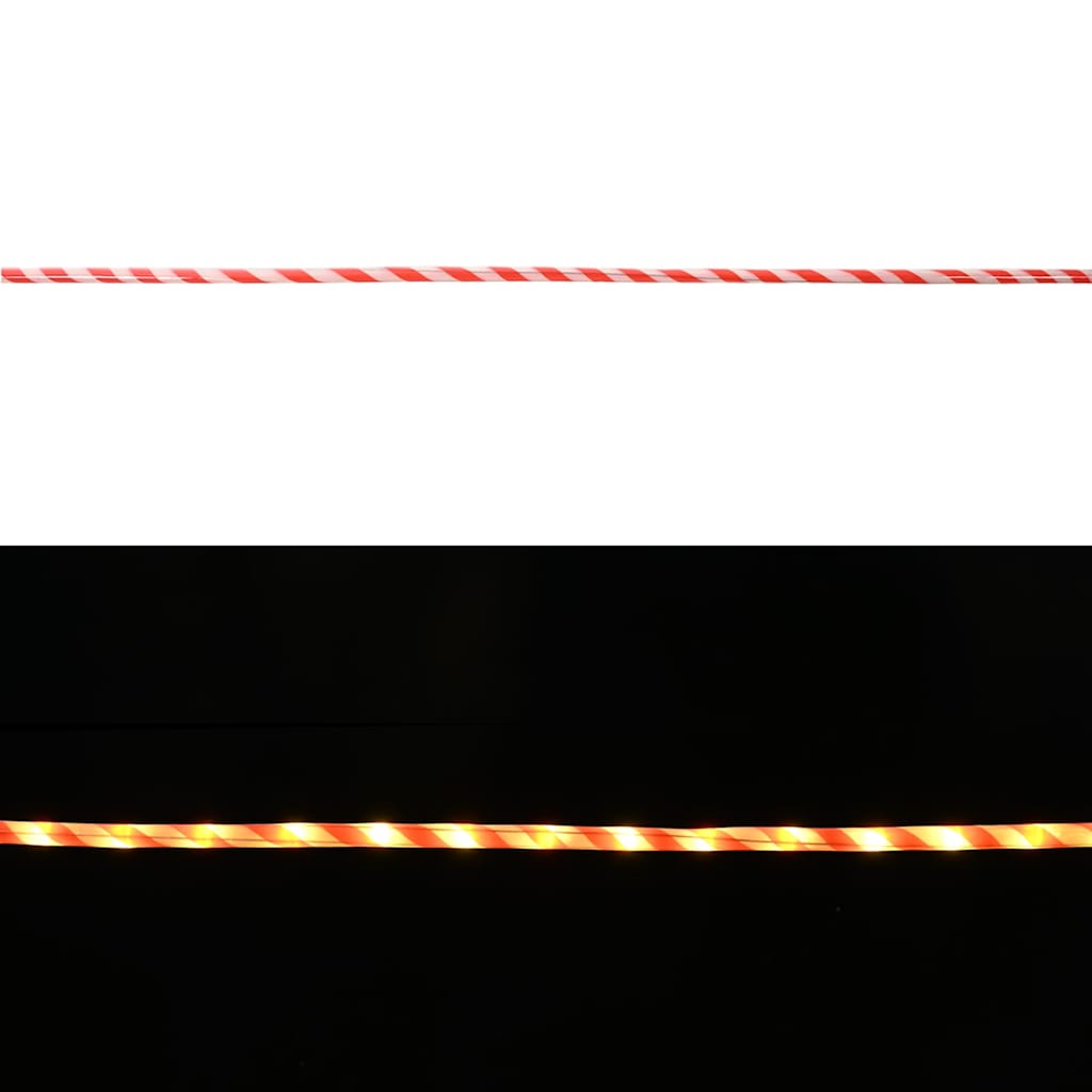 Lichtseil mit 1200 LEDs Warmes Weiß 50 m PVC