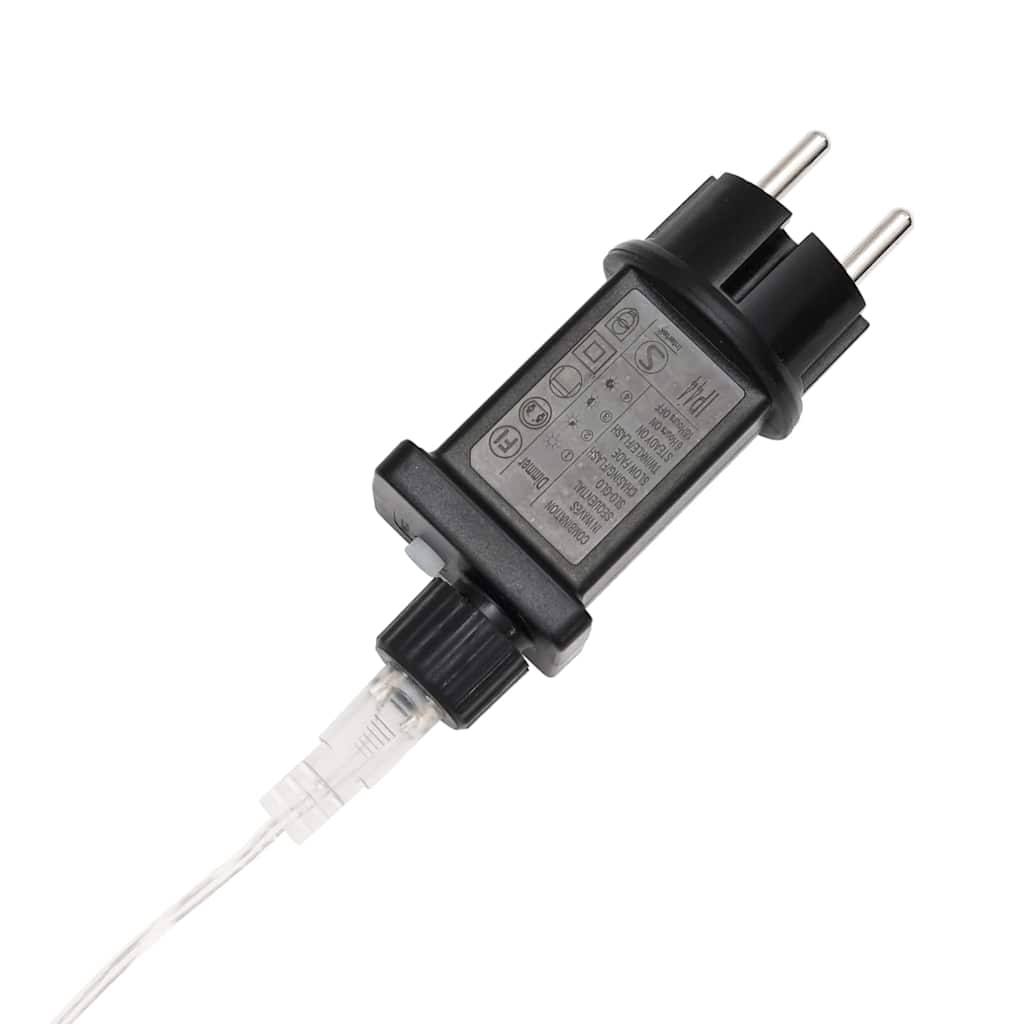 Lichtseil mit 1200 LEDs Kaltweiß 50 m PVC