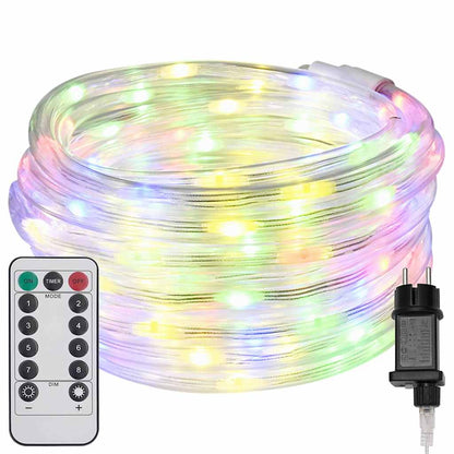Lichtseil mit 240 LEDs Mehrfarbig 10 m PVC