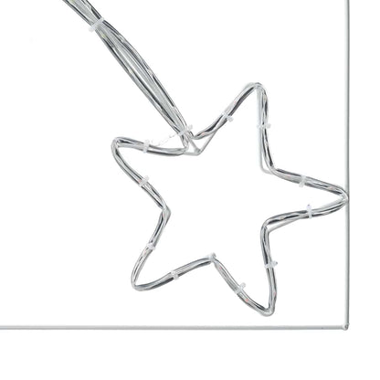 Weihnachtsstern mit 432 LEDs Mehrfarbig 180 x 57 cm PVC