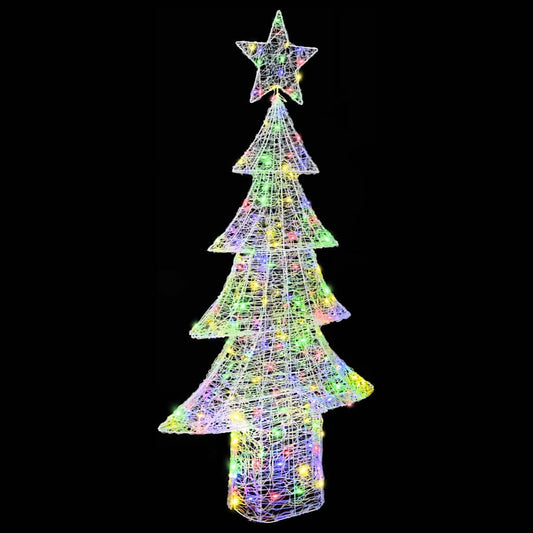 Weihnachtsbaum mit 240 LEDs Mehrfarbig 180 cm Acryl