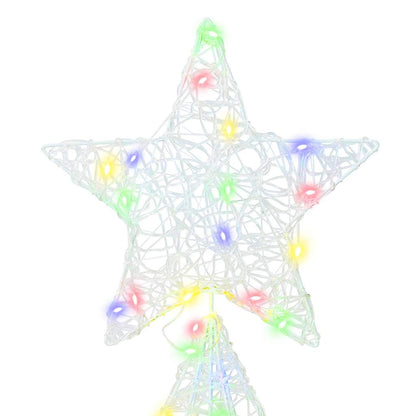 Weihnachtsbaum mit 240 LEDs Mehrfarbig 180 cm Acryl