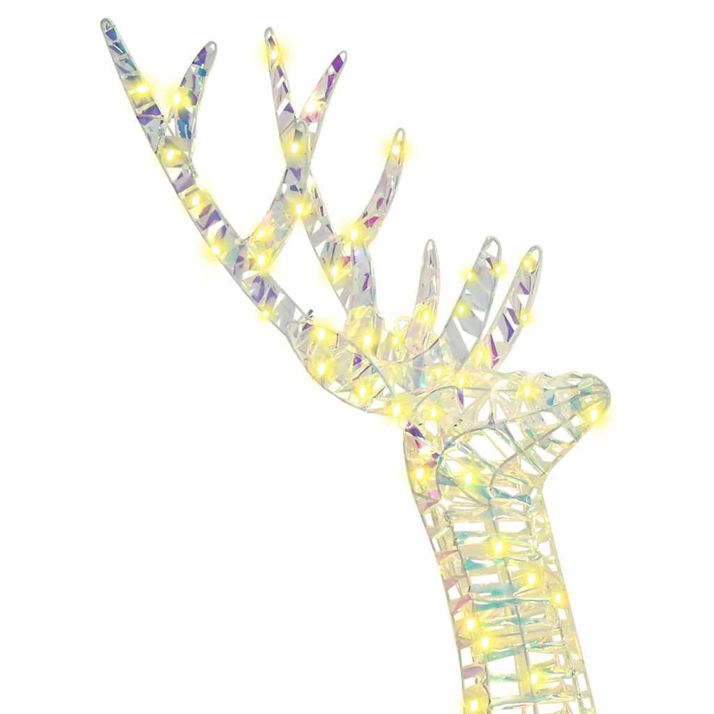 3D Rentier mit 140 LEDs Warmweiß 128 cm PET
