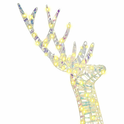 3D Rentier mit 140 LEDs Warmweiß 128 cm PET