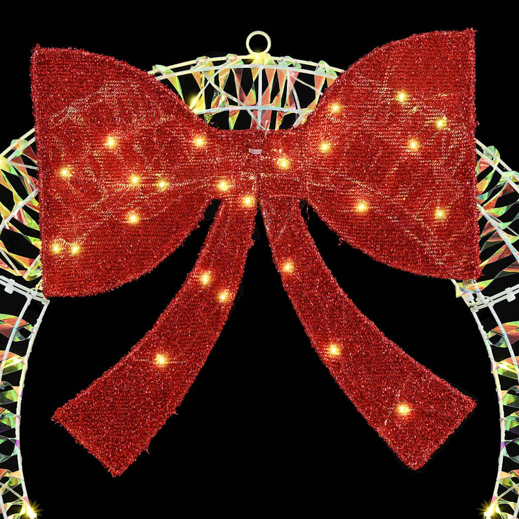 Kranz mit 150 LEDs Warmweiß 120 cm PET