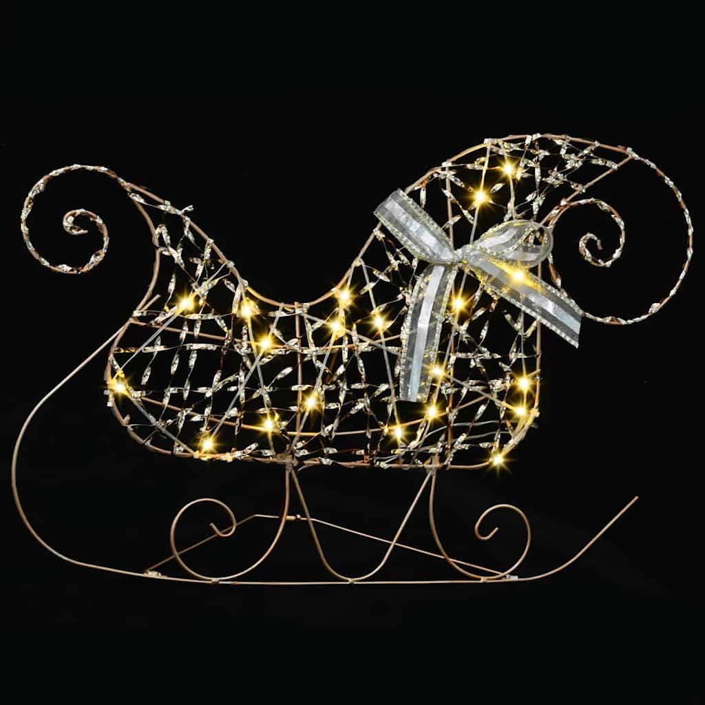 LED Rentiere mit 60 LEDs 3 pcs Warmes Weiß PET