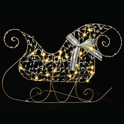 LED Rentiere mit 60 LEDs 3 pcs Warmes Weiß PET