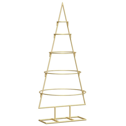 Metall Weihnachtsbaum Gold 90 cm Pulverbeschichteter Stahl