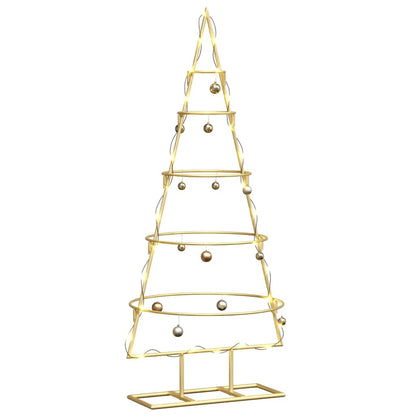 Metall Weihnachtsbaum Gold 90 cm Pulverbeschichteter Stahl