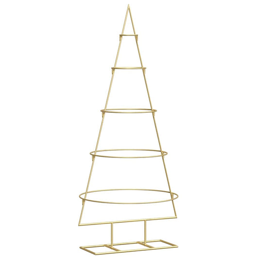Metall Weihnachtsbaum Gold 125 cm Pulverbeschichteter Stahl