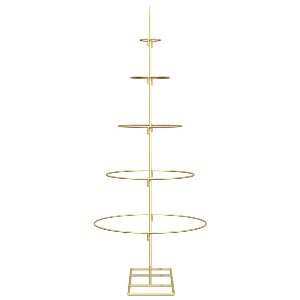 Metall Weihnachtsbaum Gold 125 cm Pulverbeschichteter Stahl