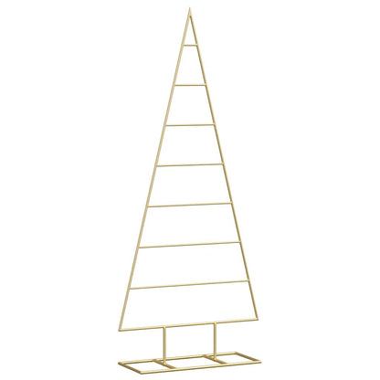 Metall Weihnachtsbaum Gold 125 cm Pulverbeschichteter Stahl