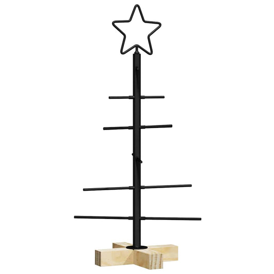 Metall Weihnachtsbaum Schwarz 60 cm Pulverbeschichteter Stahl