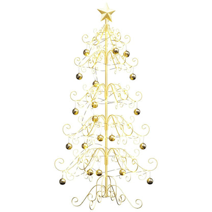 Metall Weihnachtsbaum Gold 150 cm Pulverbeschichteter Stahl