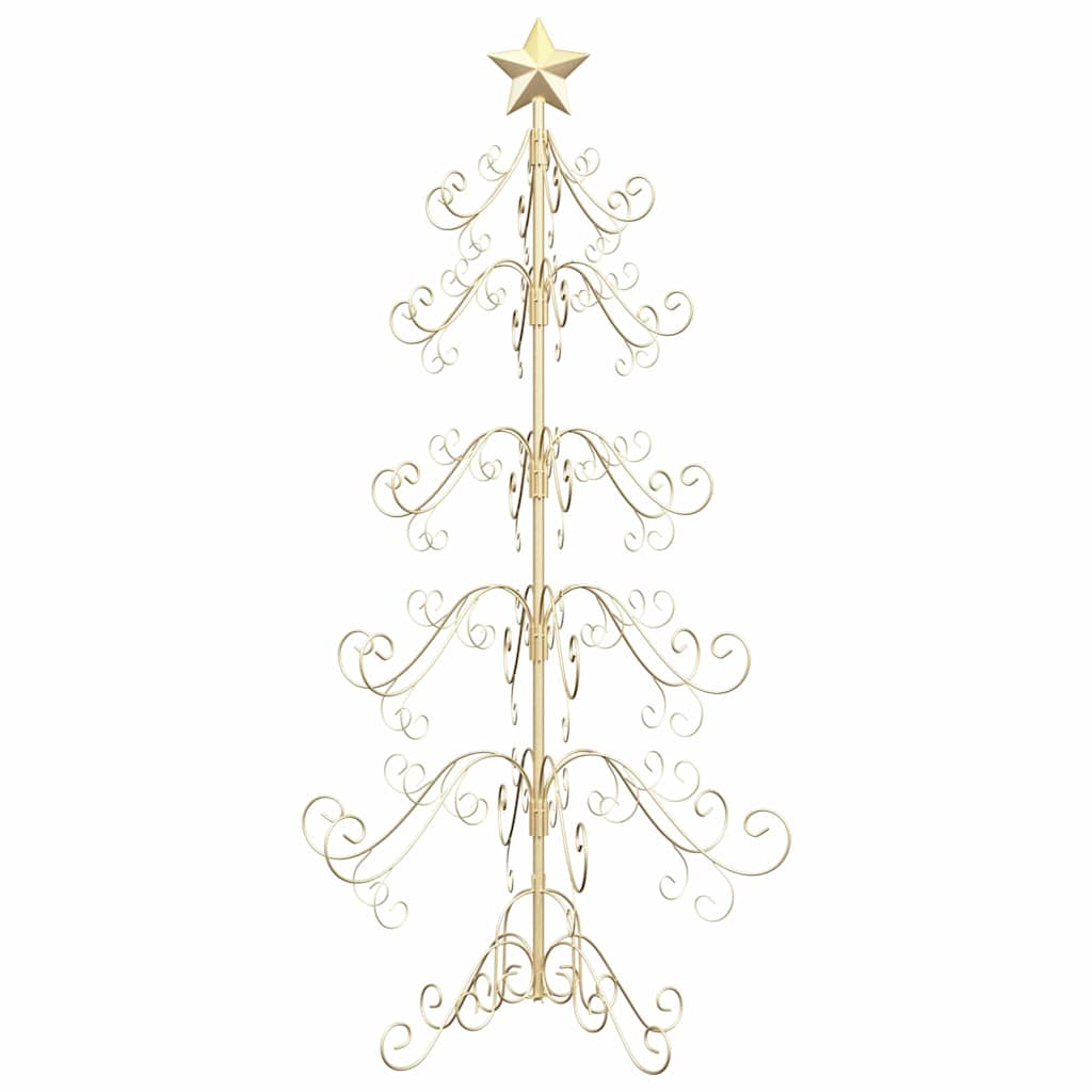 Metall Weihnachtsbaum Gold 150 cm Pulverbeschichteter Stahl