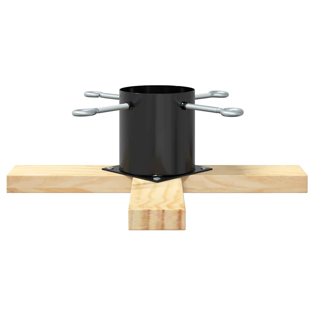 Weihnachtsbaumständer 1.73 Schwarz 50 x 50 x 16 cm