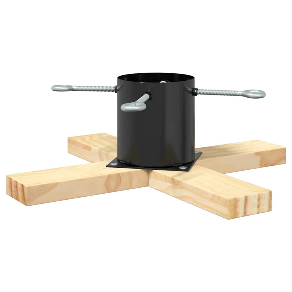 Weihnachtsbaumständer 1.73 Schwarz 50 x 50 x 16 cm