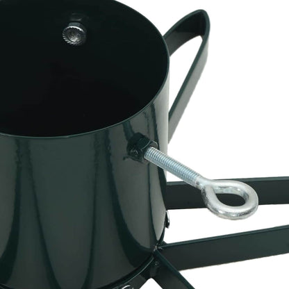 Weihnachtsbaumständer 1.73 Grün 49 x 49 x 15,5 cm Stahl