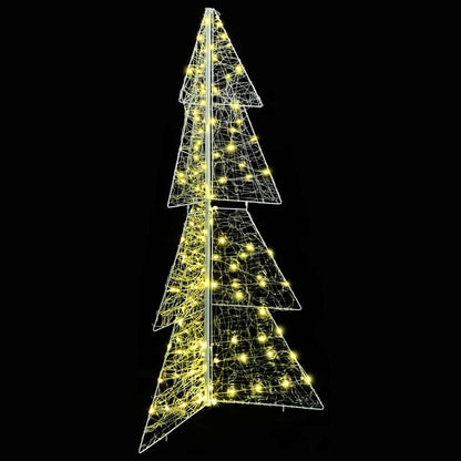 Weihnachtsbaum mit 160 LEDs Warmes Weiß 150 cm Acryl