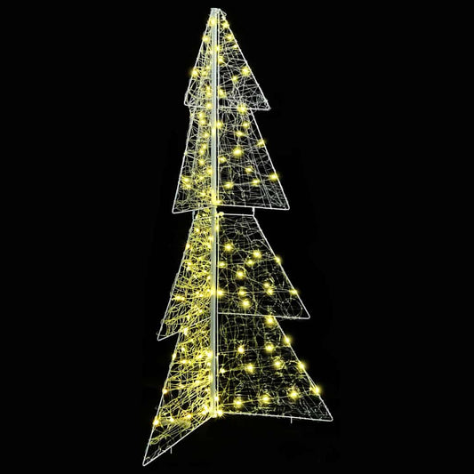 Weihnachtsbaum mit 160 LEDs Warmes Weiß 150 cm Acryl