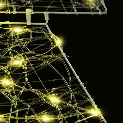 Weihnachtsbaum mit 160 LEDs Warmes Weiß 150 cm Acryl