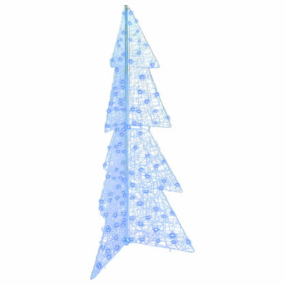 Weihnachtsbaum mit 160 LEDs Blau 150 cm Acryl