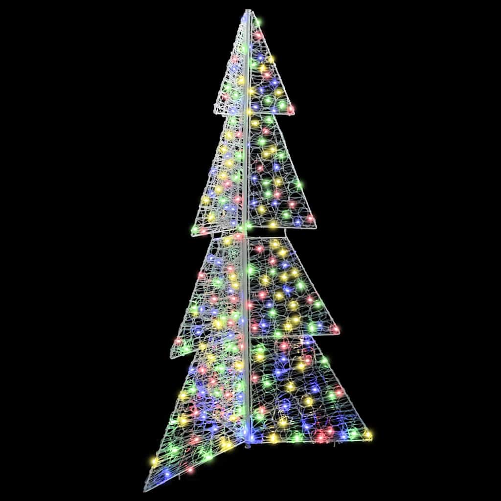Weihnachtsbaum mit 240 LEDs Mehrfarbig 180 cm Acryl