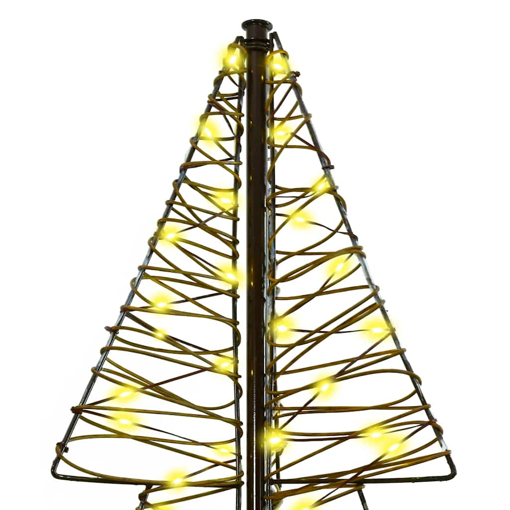 Weihnachtsbaum mit 240 LEDs Warmes Weiß 180 cm Rattan