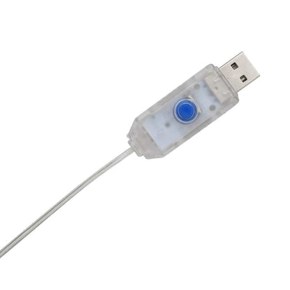 Beleuchteter Weihnachtsmann Warmes Weiß 62 x 70 cm Lamé-Stoff