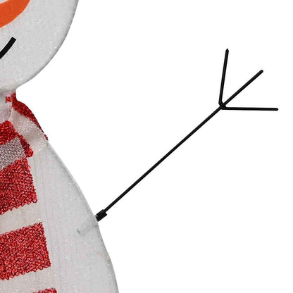 Beleuchtete Schneemann Familie 3 pcs Warmes Weiß Polyester