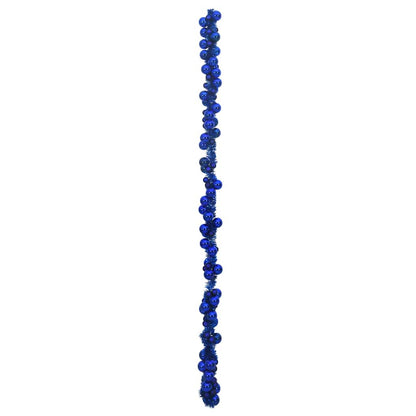 Weihnachtskugelgirlande Blau 186 cm Polystyrol