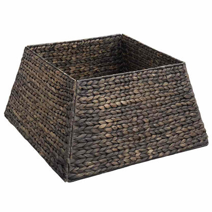 Weihnachtsbaumkragen Schwarz 50 x 50 x 25 cm Wasserhyazinthe